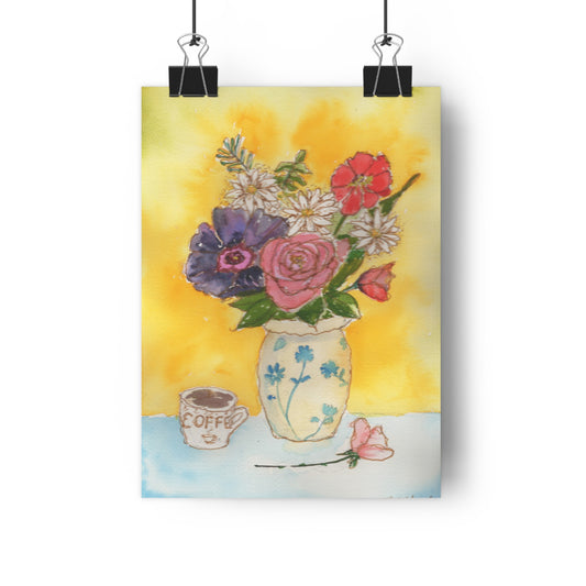 Floral "Splash of Heaven" Still Life Giclée Art Print